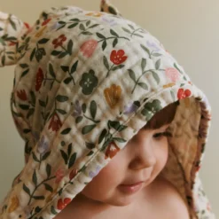 Dear April Balou Baby Kapuzenhandtuch Flower Market