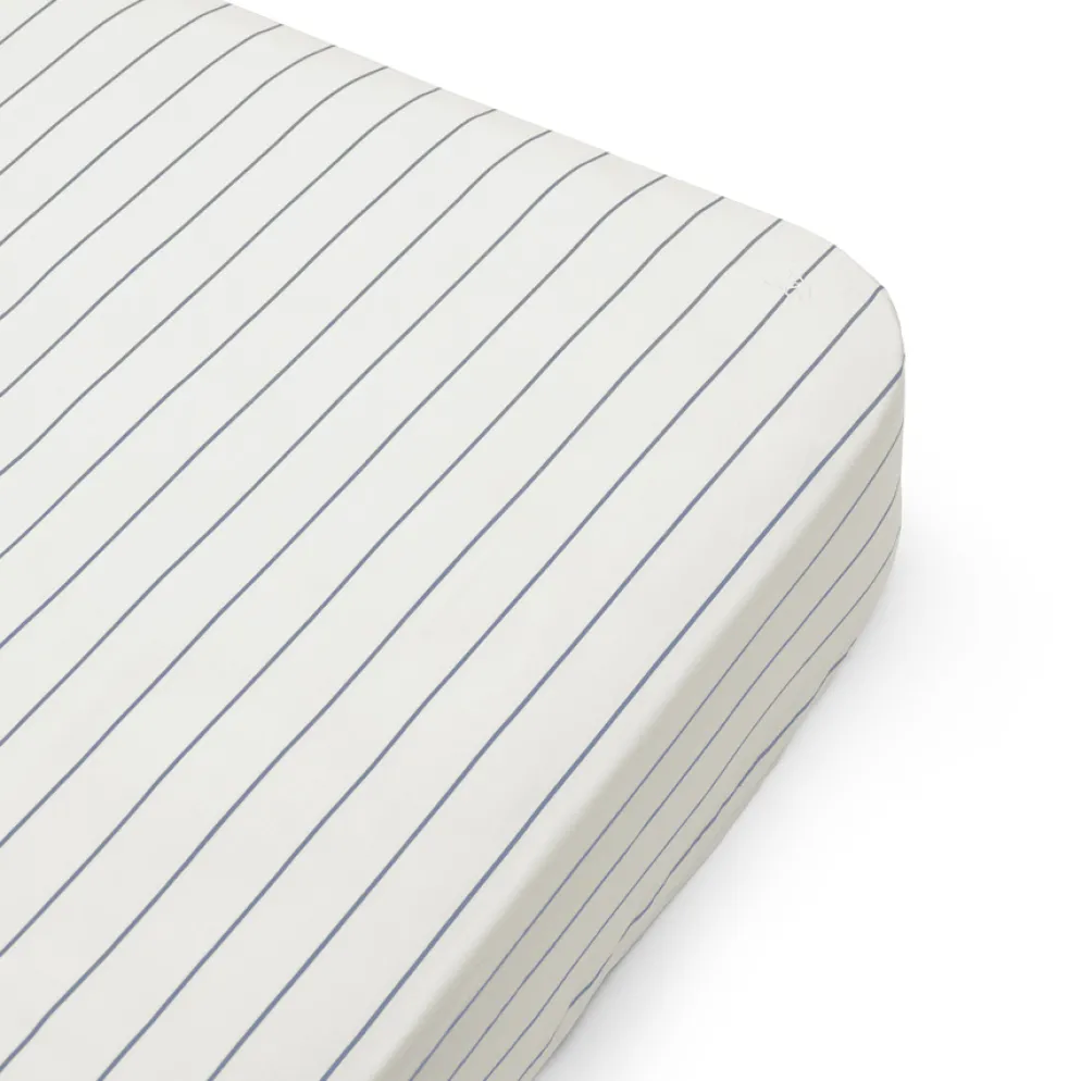 Dear April Hali Spannbetttuch 120x200x13 cm Sail Stripes