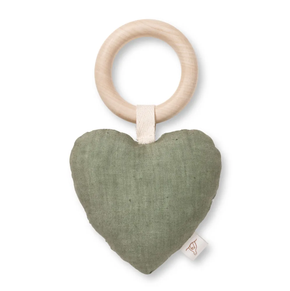 Dear April Lara Heart Rassel Forest Green