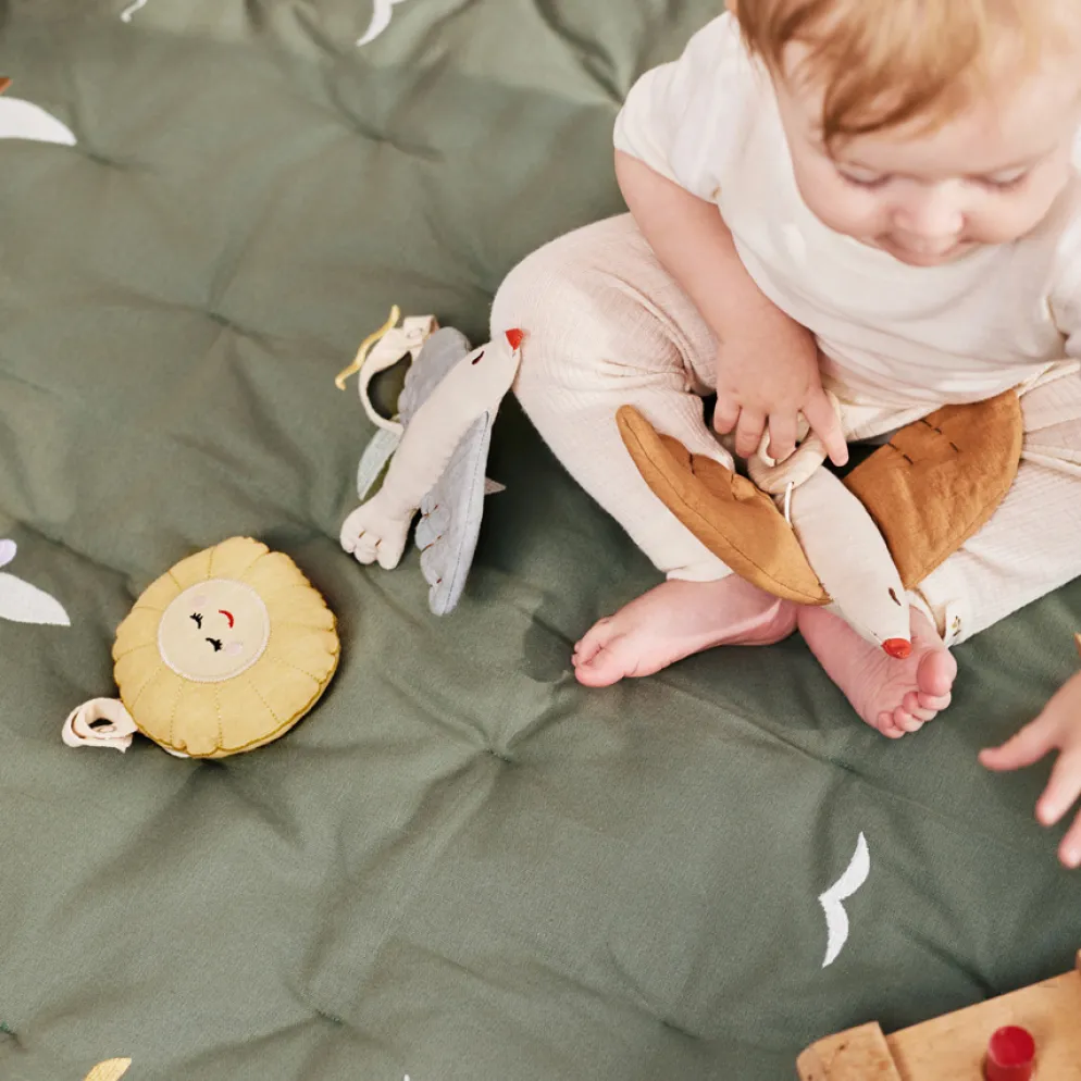 Dear April Meri Bestickte Spielmatte Sailboats