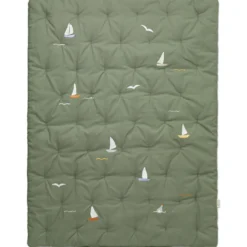 Dear April Meri Bestickte Spielmatte Sailboats