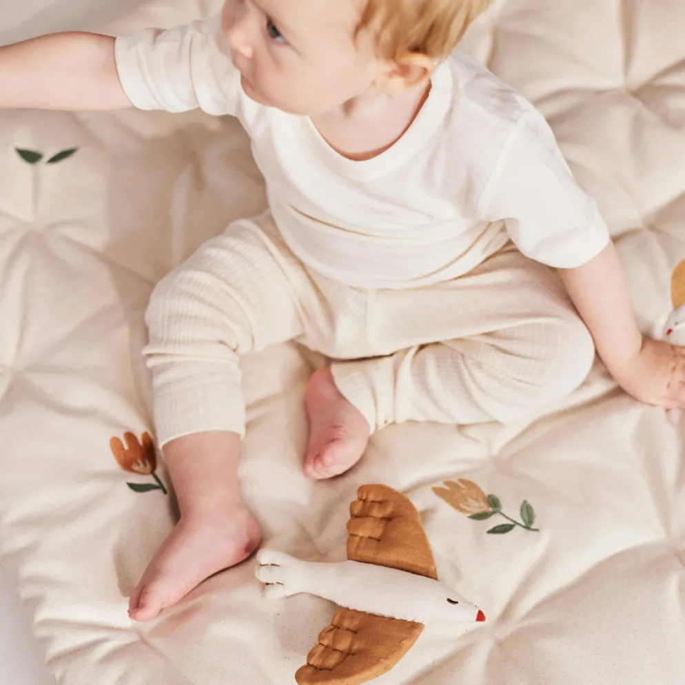 Dear April Meri Bestickte Spielmatte Songbirds