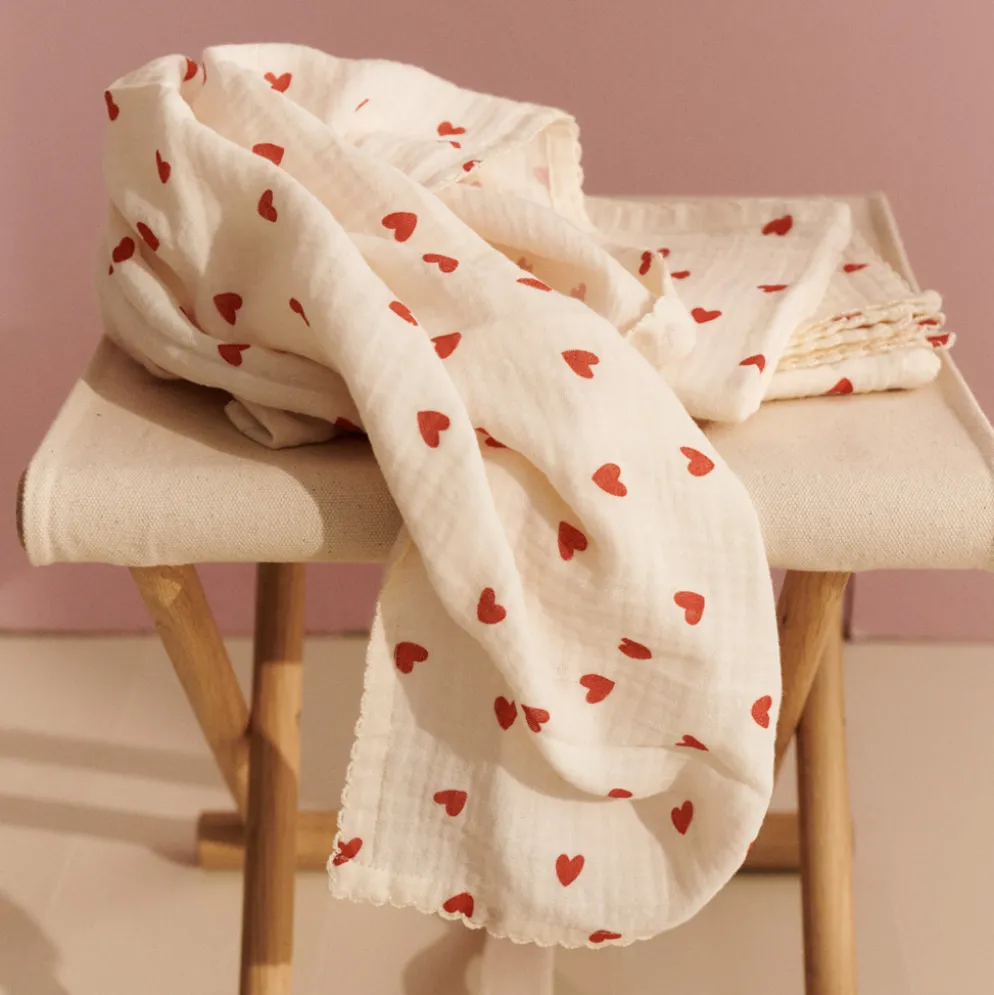 Dear April Mio Musselintuch Little Love 3er-Set