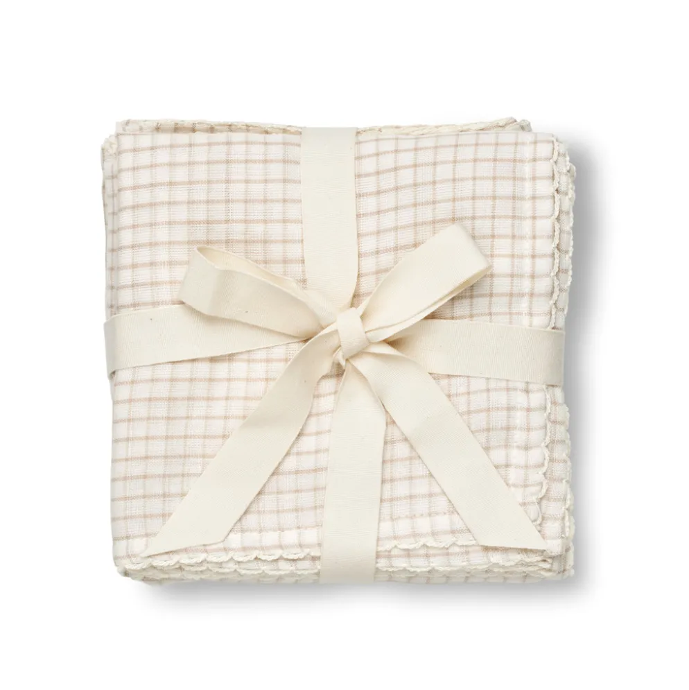 Dear April Mio Musselintuch Mini Check 3er-Set