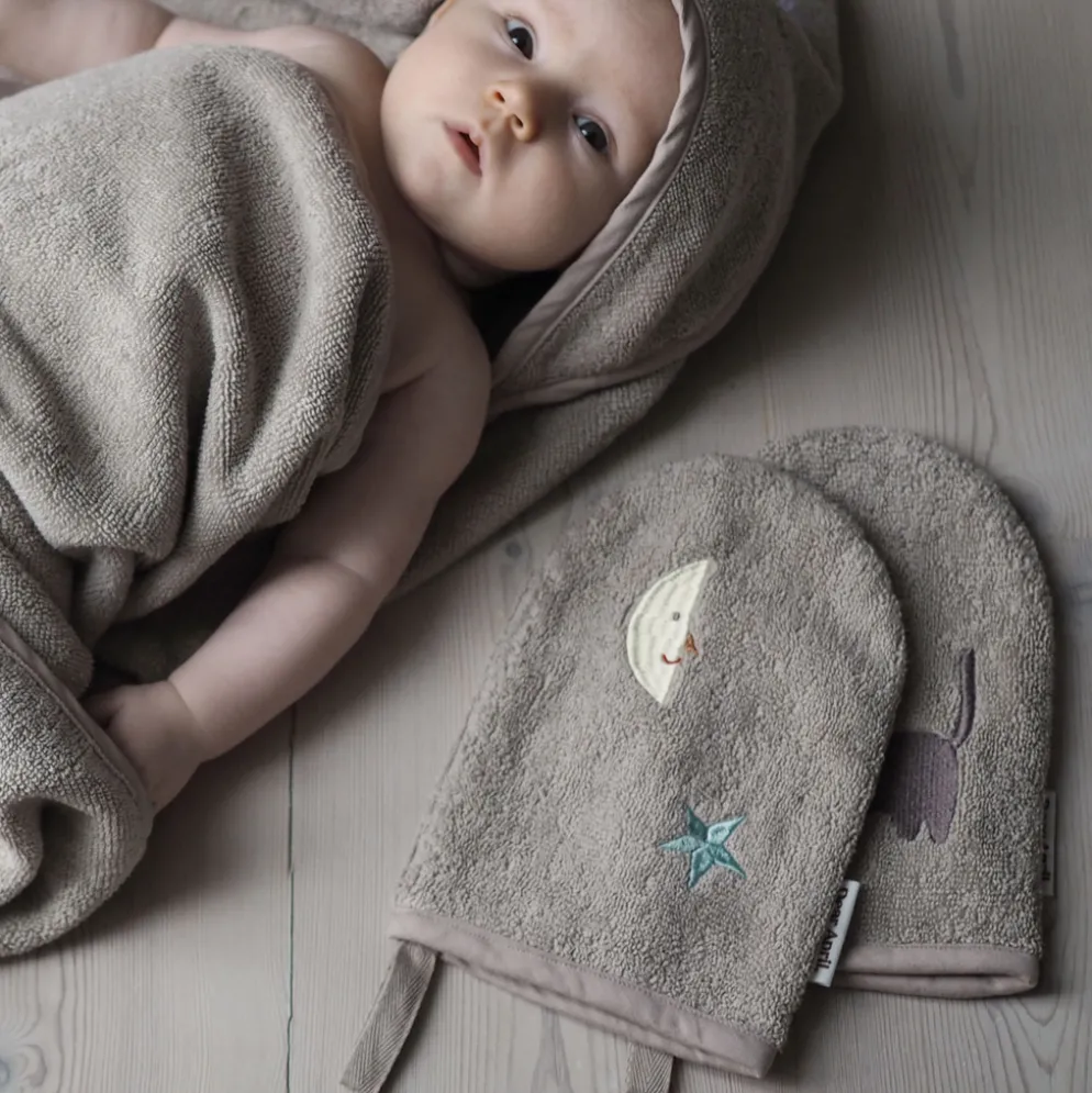 Dear April Paw Waschhandschuh Moon Cat 2er-Set