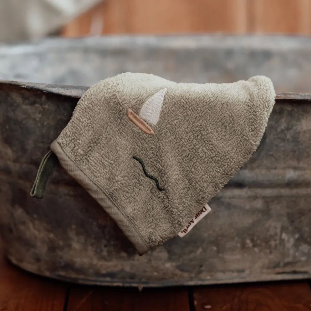 Dear April Paw Waschhandschuh Sailboats 2er-Set
