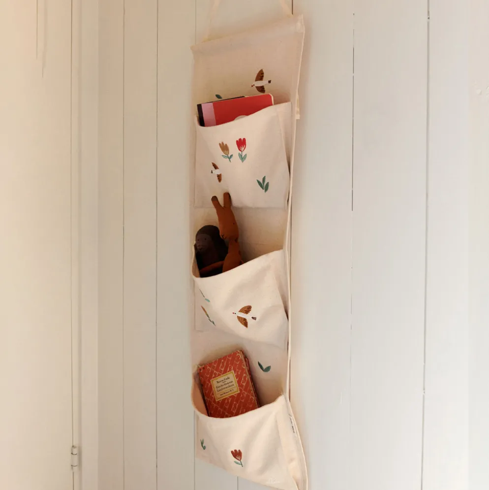 Dear April Pippa Wand-Organizer drei Taschen Pure Nature Songbirds