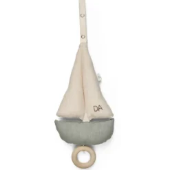 Dear April Pondus Spieluhr Sailboat Blue/Off-white