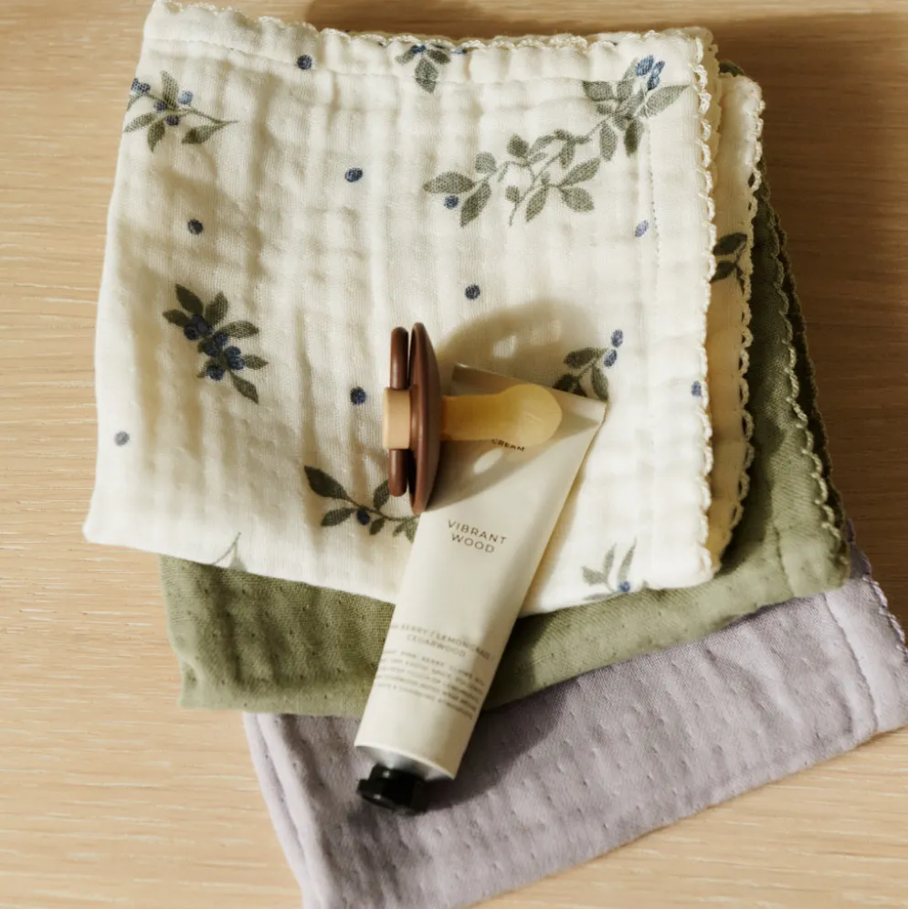 Dear April Ren Waschlappen Blueberries Mix 3er-Set