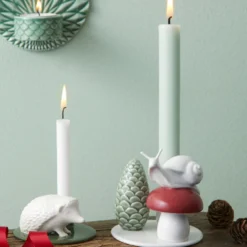 Dottir Nordic Design Kerzenhalter Winter Stories Snail & Mushroom