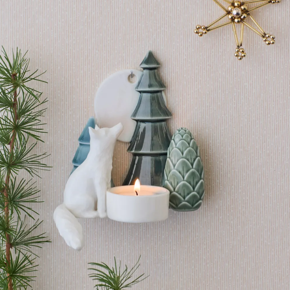 Dottir Nordic Design Teelichthalter Winter Stories Fox