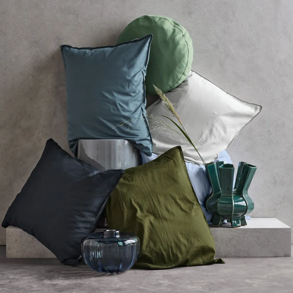 Essenza Kissenbezug Minte Grey 40x80