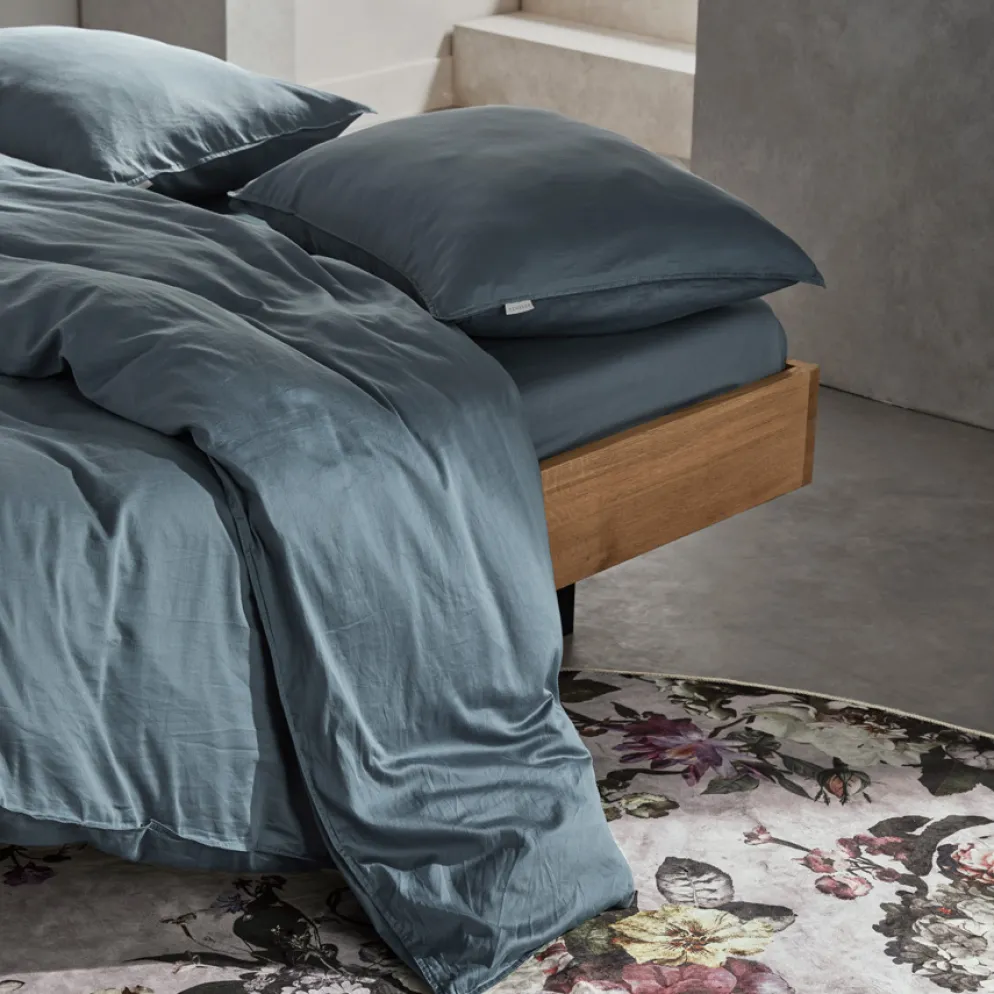 Essenza Spannbettlaken Minte Denim