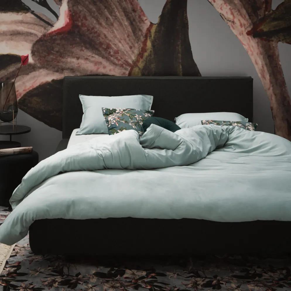 Essenza Spannbettlaken Minte Dusty green