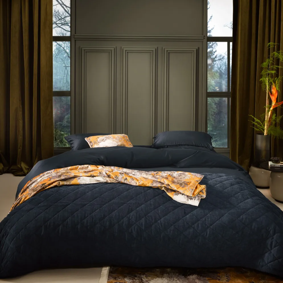 Essenza Spannbettlaken Minte Nightblue