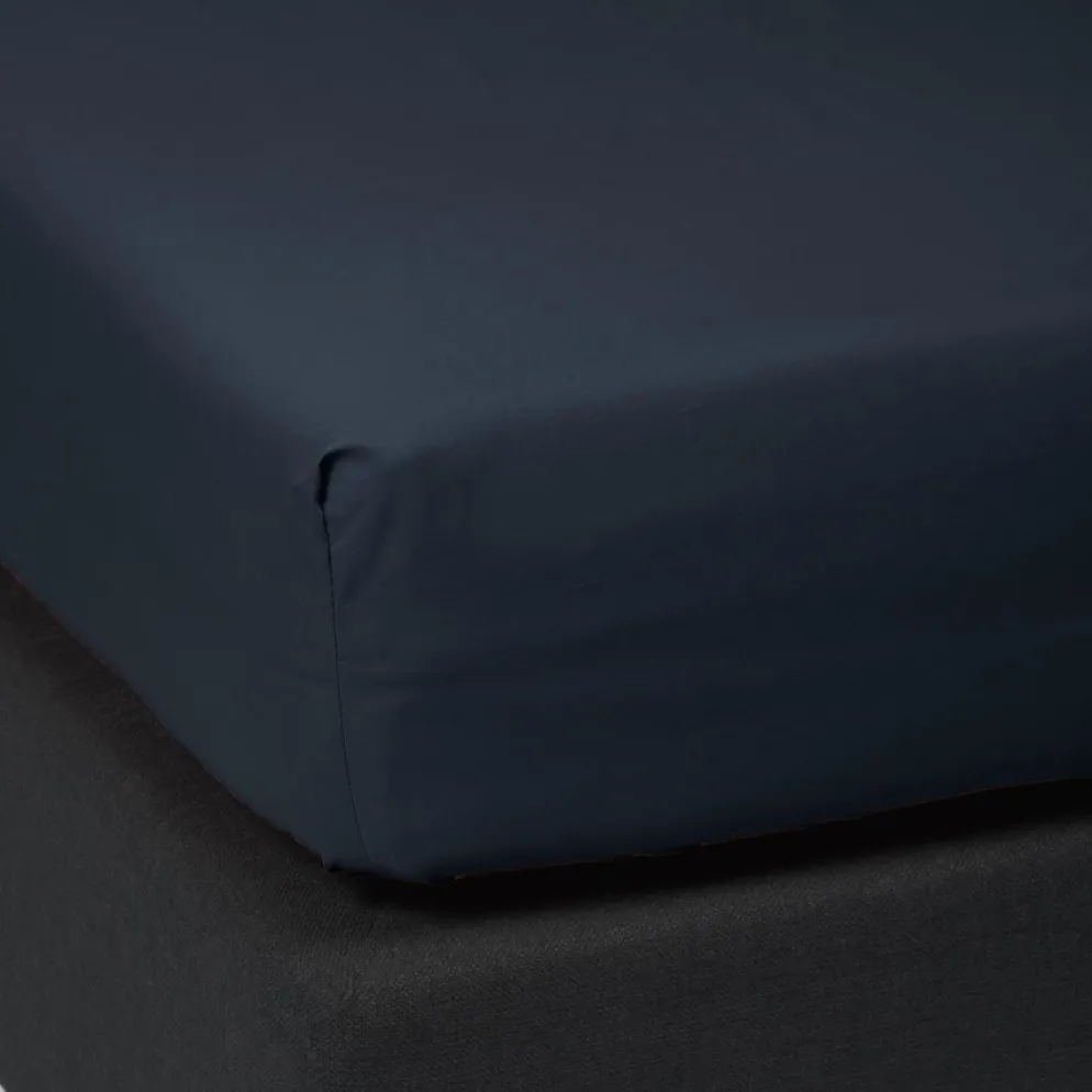 Essenza Spannbettlaken Minte Nightblue