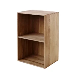 FDB Møbler B98 - Bücherregal Natur T: 28 cm