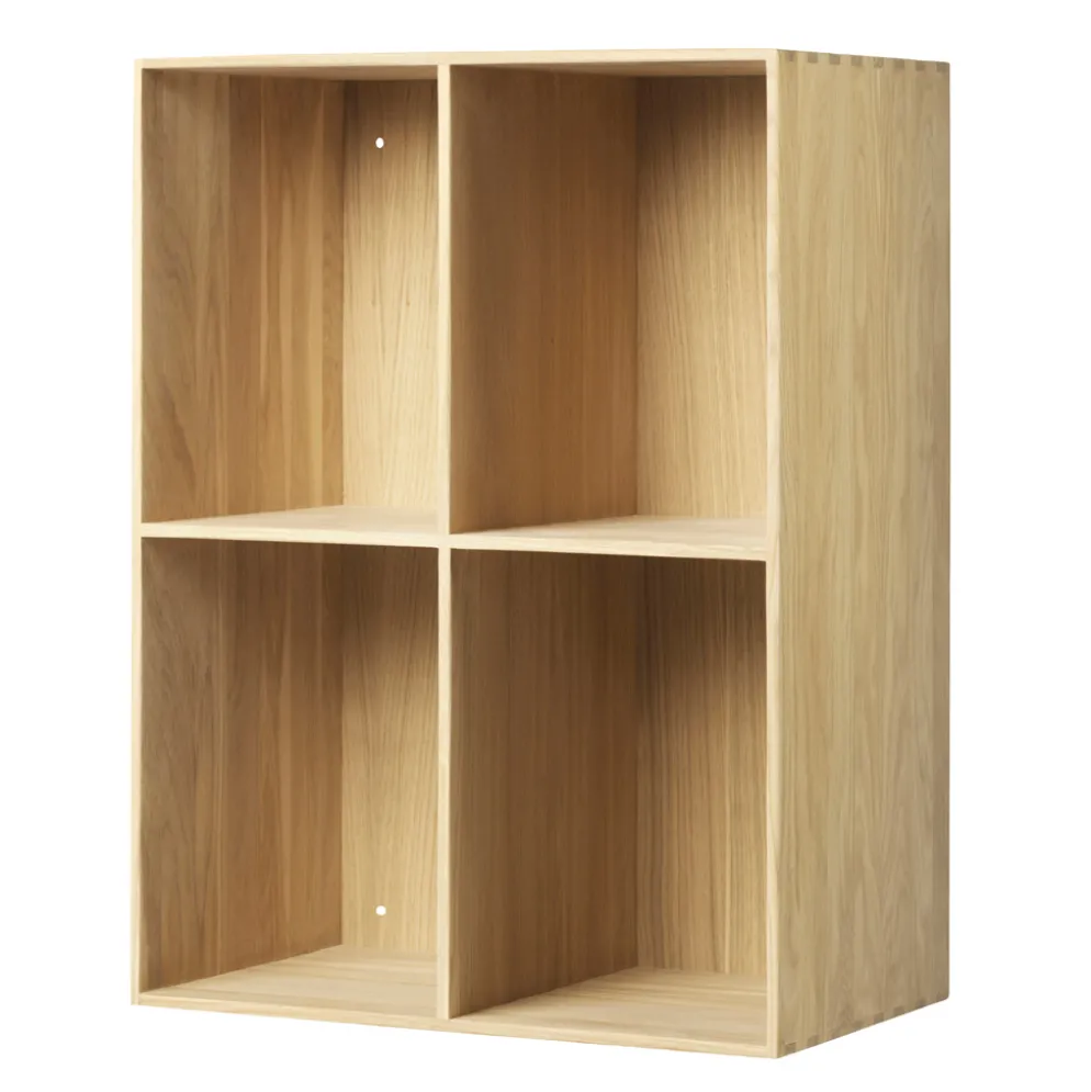 FDB Møbler B98 - Bücherregal Natur 54 x 72 x 32 cm