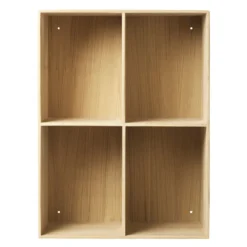FDB Møbler B98 - Bücherregal Natur 54 x 72 x 32 cm