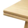 FDB Møbler C35C Esstisch 92 x 220 cm ausziehbar Eiche lackiert