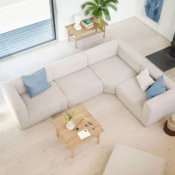 FDB Møbler D33 Couchtisch 80x80 cm massive Eiche geölt