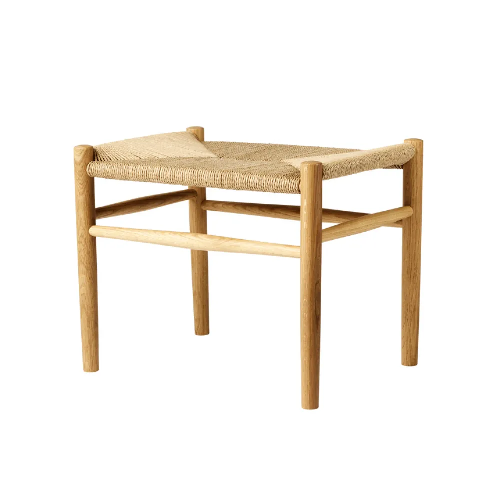 FDB Møbler J83 Hocker Eiche Lackiert/Natur Nordic Swan Ecolabel