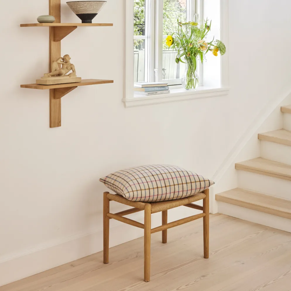 FDB Møbler J83 Hocker Eiche Lackiert/Natur Nordic Swan Ecolabel