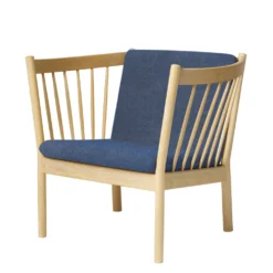 FDB Møbler J146 Sessel Eiche lackiert Dark Blue