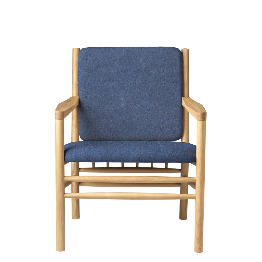 FDB Møbler J147 Sessel Eiche lackiert Dark Blue