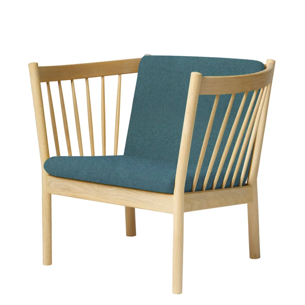 FDB Møbler J146 Sessel Eiche lackiert Green