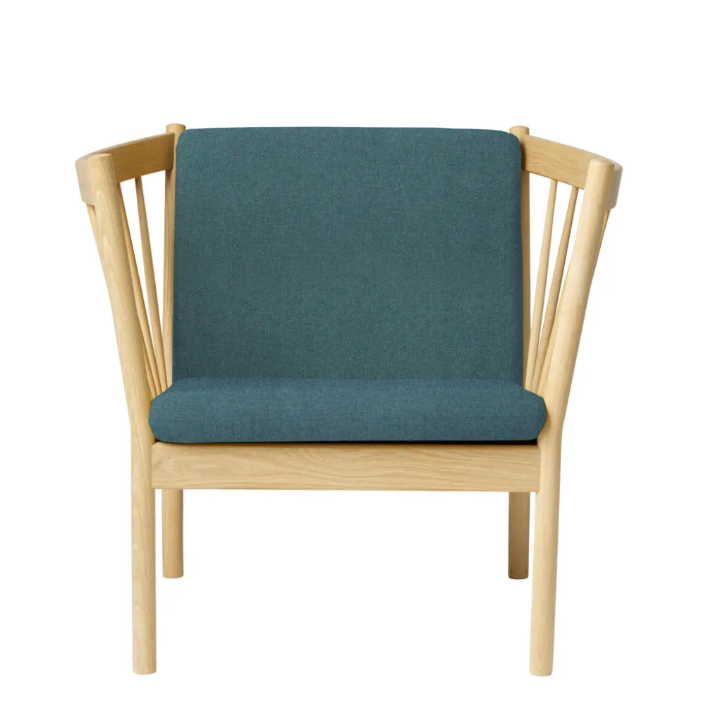 FDB Møbler J146 Sessel Eiche lackiert Green