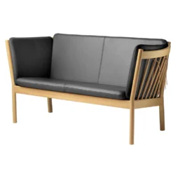 FDB Møbler J148 Sofa Natur/Schwarz