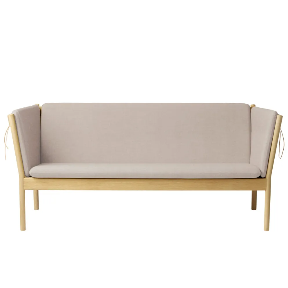 FDB Møbler J149 Sofa 3-Sitzer Eiche lackiert Beige