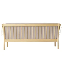 FDB Møbler J149 Sofa 3-Sitzer Eiche lackiert Beige