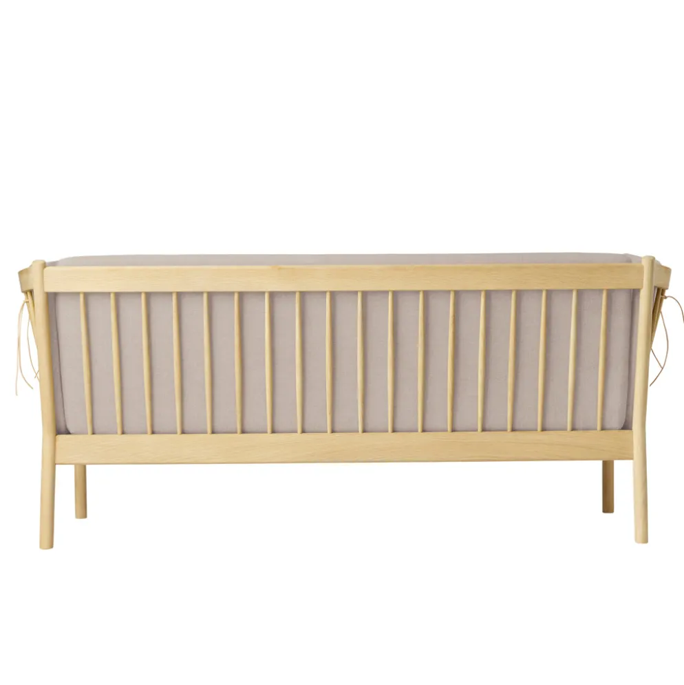 FDB Møbler J149 Sofa 3-Sitzer Eiche lackiert Beige