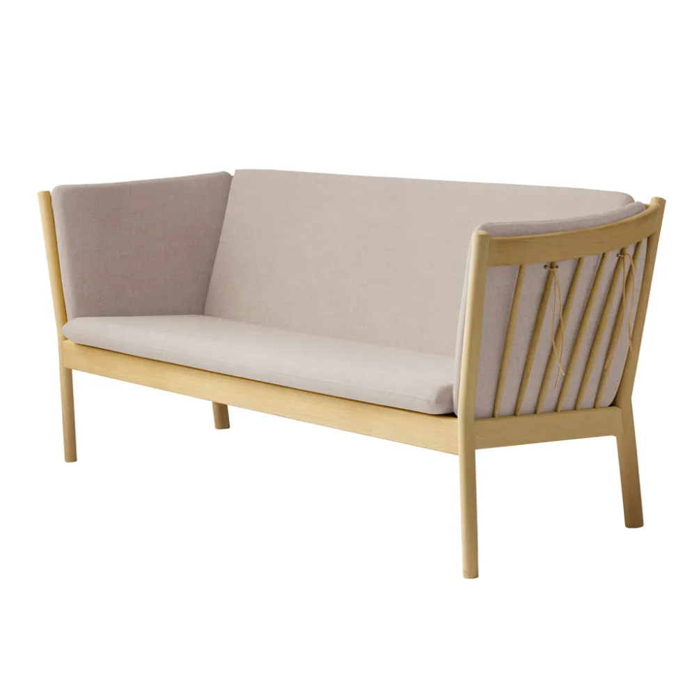 FDB Møbler J149 Sofa 3-Sitzer Eiche lackiert Beige