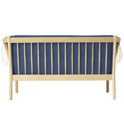 FDB Møbler J148 Sofa 2-Sitzer Eiche lackiert Dark Blue