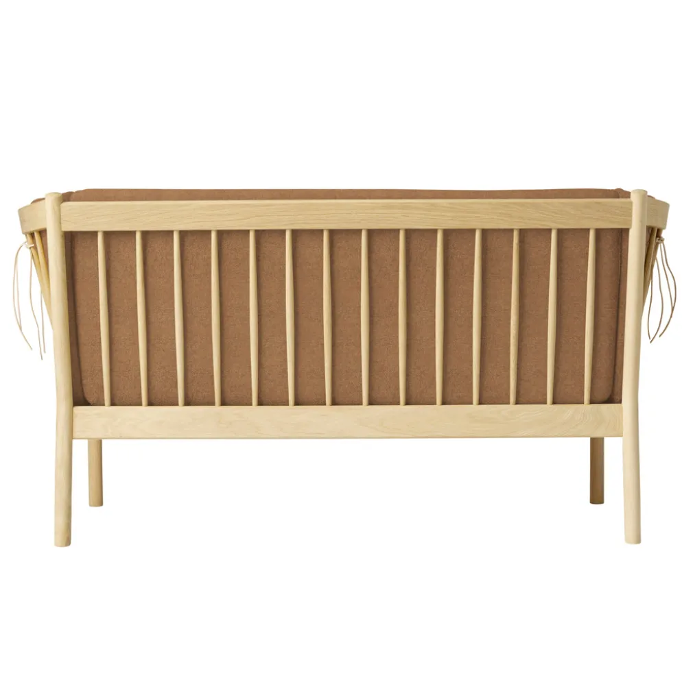FDB Møbler J148 Sofa 2-Sitzer Eiche lackiert Brown