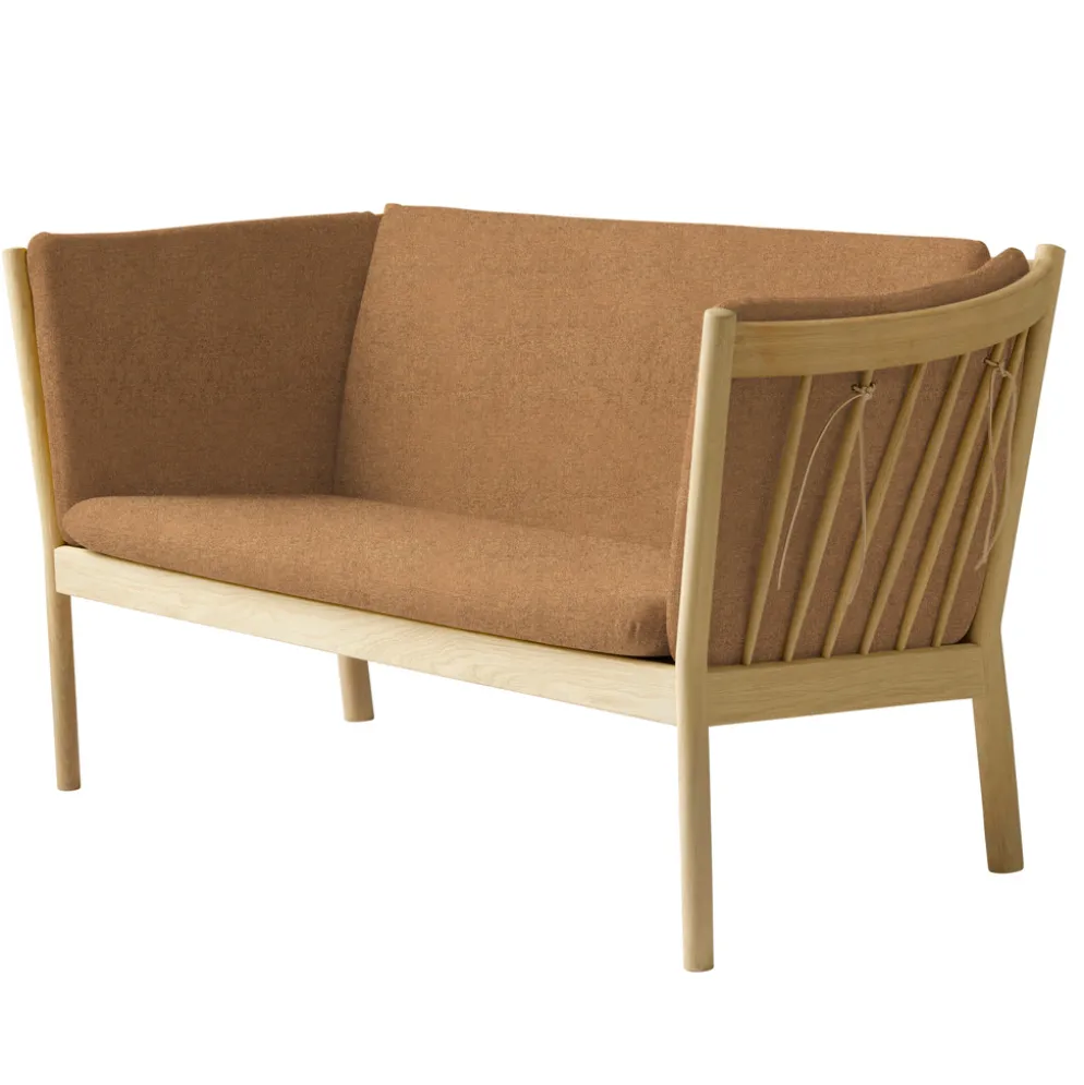FDB Møbler J148 Sofa 2-Sitzer Eiche lackiert Brown