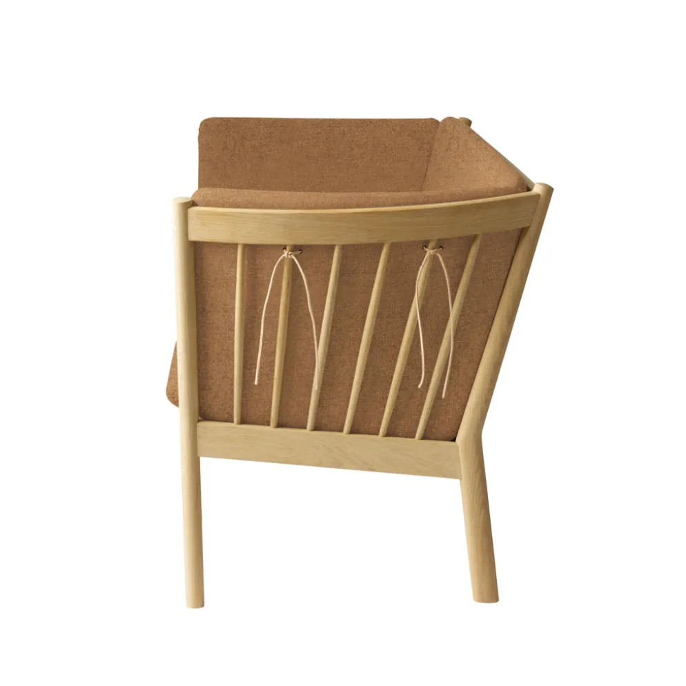 FDB Møbler J149 Sofa 3-Sitzer Eiche lackiert Brown
