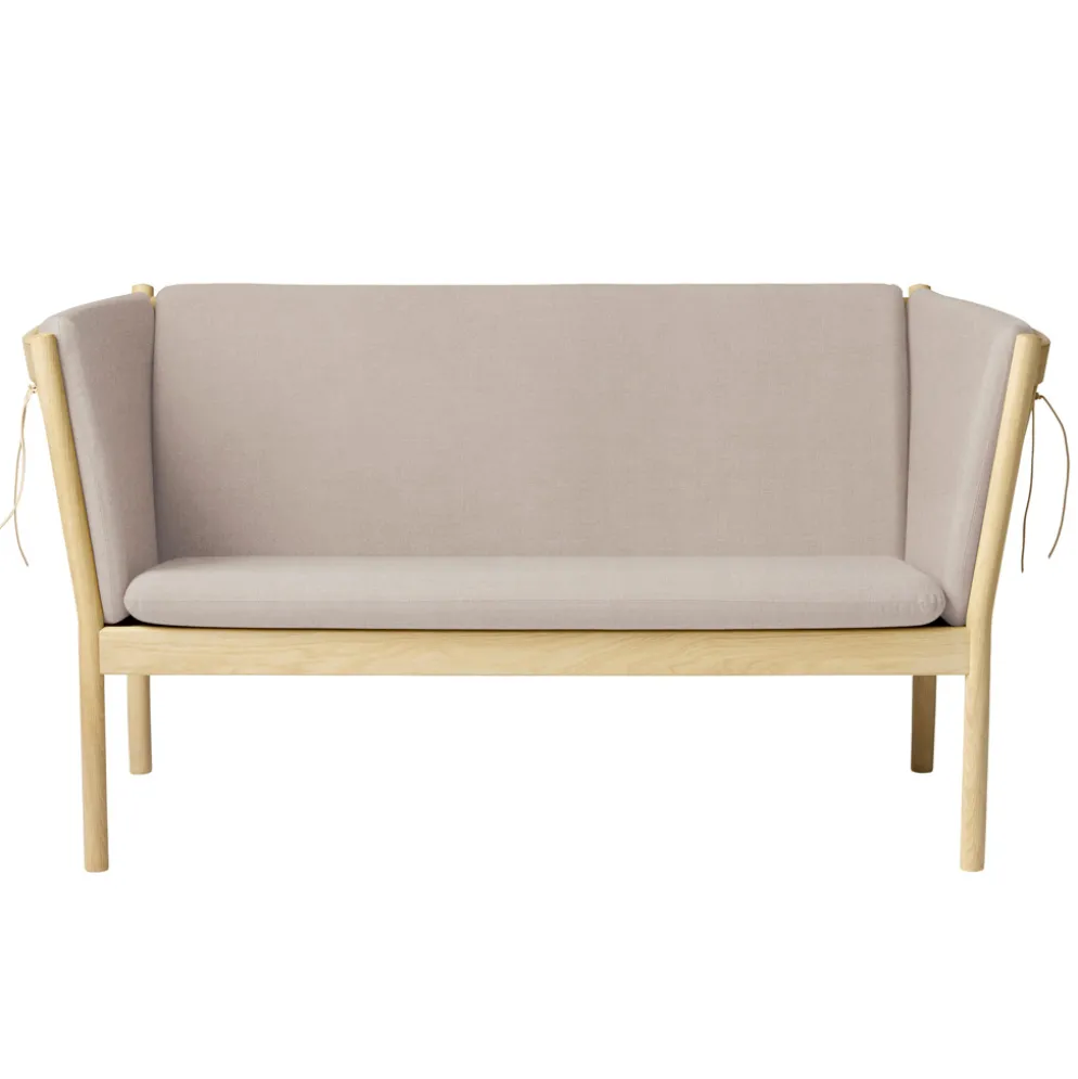 FDB Møbler J148 Sofa 2-Sitzer Eiche lackiert Beige