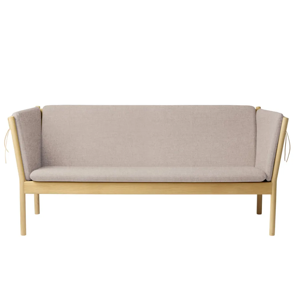 FDB Møbler J149 Sofa 3-Sitzer Eiche lackiert Light Grey
