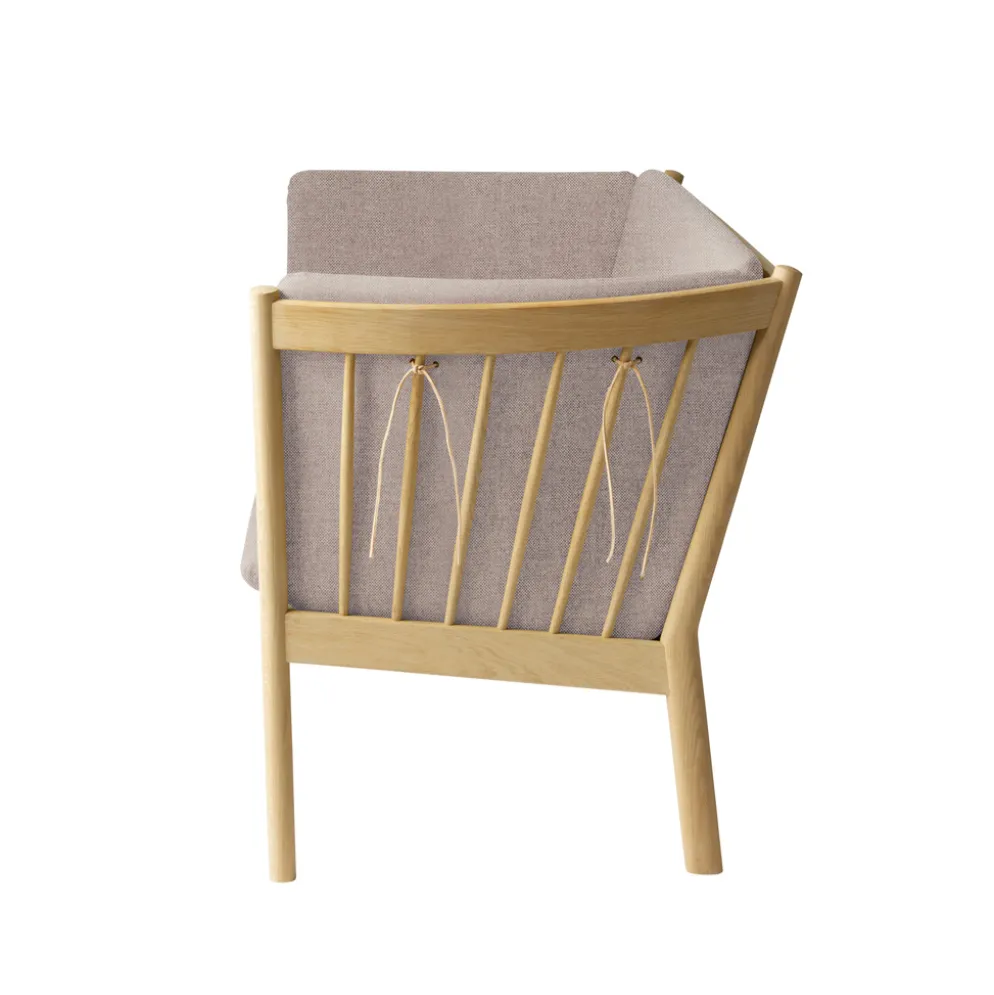 FDB Møbler J149 Sofa 3-Sitzer Eiche lackiert Light Grey