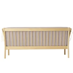FDB Møbler J149 Sofa 3-Sitzer Eiche lackiert Light Grey