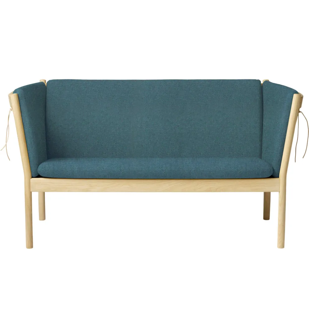 FDB Møbler J148 Sofa 2-Sitzer Eiche lackiert Green
