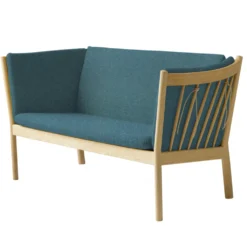 FDB Møbler J148 Sofa 2-Sitzer Eiche lackiert Green