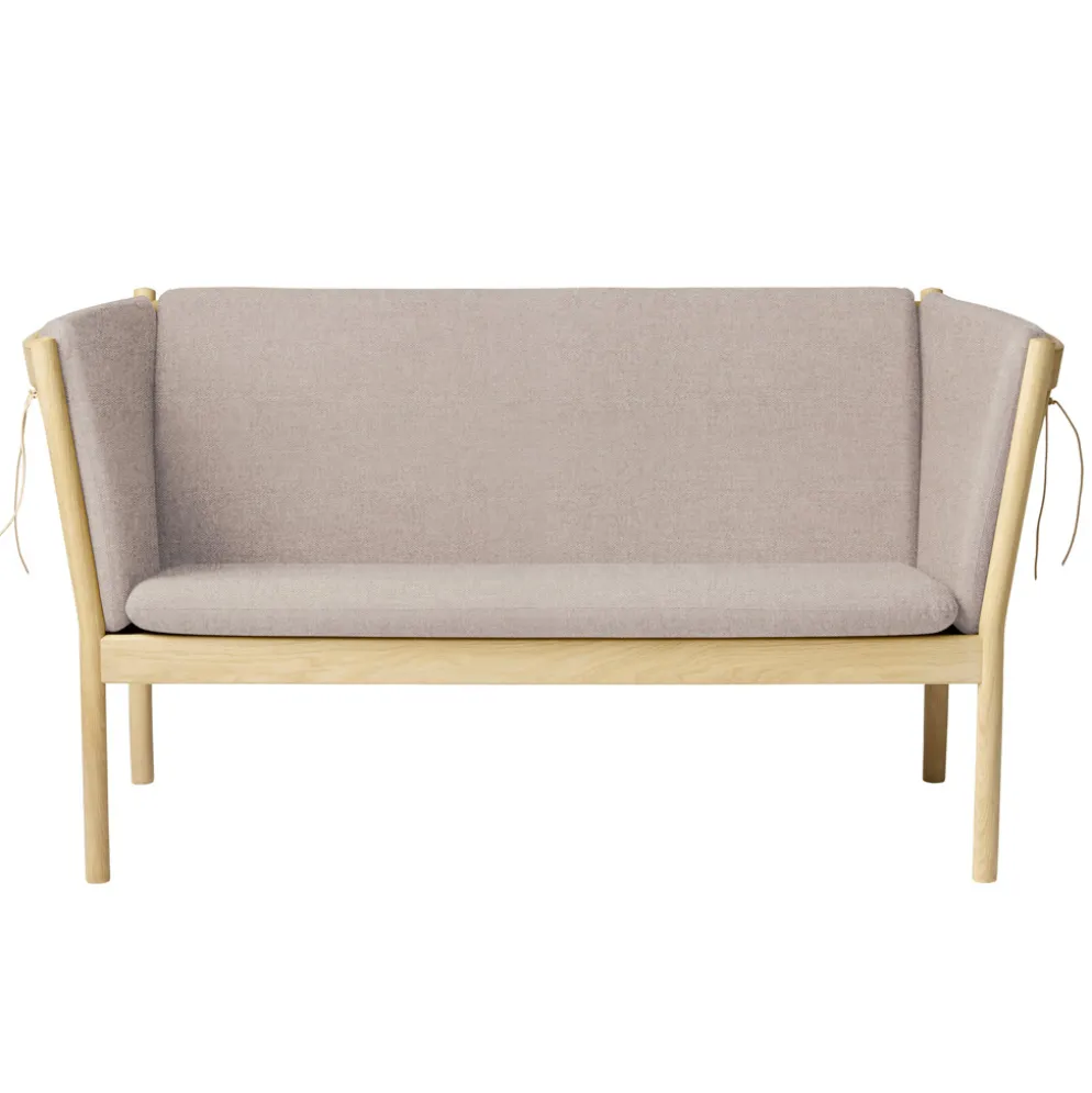 FDB Møbler J148 Sofa 2-Sitzer Eiche lackiert Light Grey