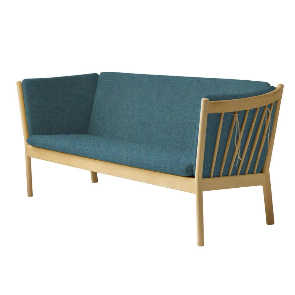 FDB Møbler J149 Sofa 3-Sitzer Eiche lackiert Green