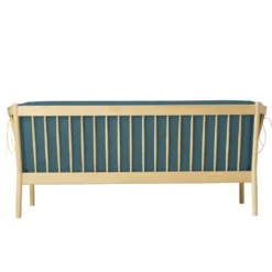 FDB Møbler J149 Sofa 3-Sitzer Eiche lackiert Green