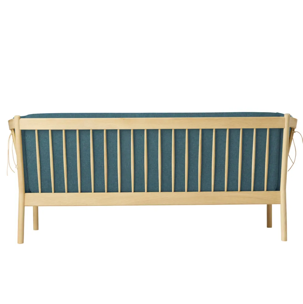 FDB Møbler J149 Sofa 3-Sitzer Eiche lackiert Green